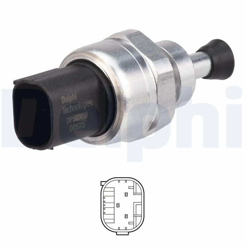 Abgasdrucksensor (anzahl der Pins: 3) passt zu: MERCEDES A (W176), B SPORTS TOURER (W246, W242), C T-MODEL (S205), C (W205), CITAN MIXTO (DOUBLE CABIN), CITAN (MPV) 1.5D-3.0D 01.06-