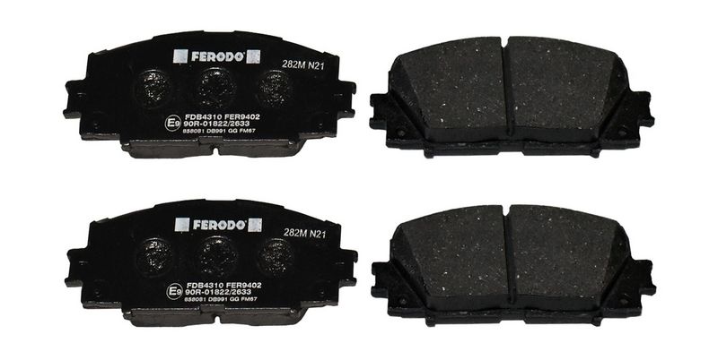 Bremsbelagsatz, Scheibenbremse