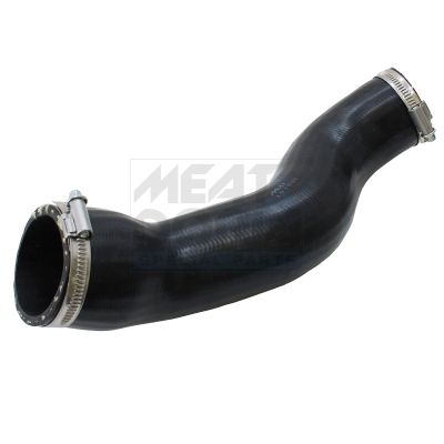 Ansaugluftkühler (Einlassdurchmesser 100 mm) passt zu: VOLVO FE, FH, FH II, FH12, FH16, FM, FM12, FM7, FMX, NH12 D12A340-D9B380 08.93-