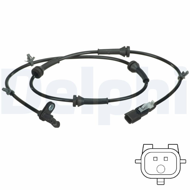 ABS-Sensor hinten L/R passt zu: NISSAN QASHQAI +2, QASHQAI I 1.6D/2.0/2.0D 02.07-07.14