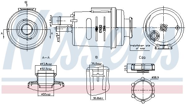 Servolenkug-Behälter passt zu: FORD MONDEO IV, S-MAX, LAND ROVER FREELANDER 2 2.0-3.2 05.06-01.15