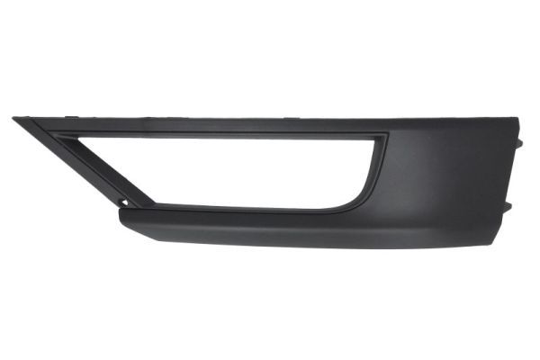 Stoßstangengitter vorne L (Unten, mit Löchern für Halogenscheinwerfer, mit Löchern für Parkometer, kunststoff, schwarz) passt zu: VW T-ROC 07.17-03.22