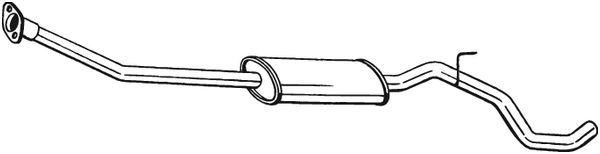 Mittelschalldämpfer