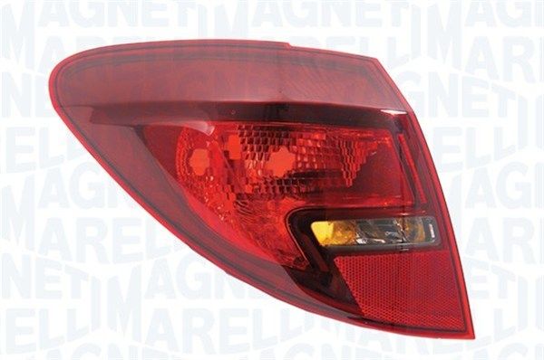 Lampe hinten R (äußerer Teil, R5W, blinkerfarbe orange, glasfarbe grau) passt zu: OPEL MERIVA B 5D 06.10-01.14