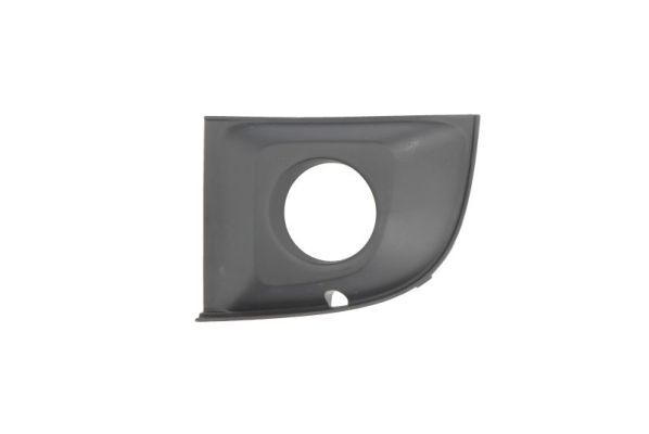 Stoßstangengitter vorne L (mit Löchern für Halogenscheinwerfer, kunststoff, schwarz, zertifikat TÜV) passt zu: FIAT 500 01.07-07.15