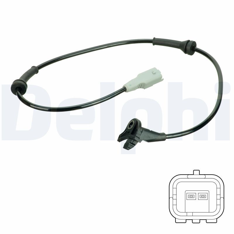 ABS-Sensor vorne L/R passt zu: DS DS 4, DS 5, CITROEN C4, C4 I, C4 II, DS4, DS5, PEUGEOT 3008, 3008 I, 307, 307/KOMBI, 308, 308 I, 308 I/KOMBI, 5008, 5008 I, RCZ 1.2-2.0DH 08.00-