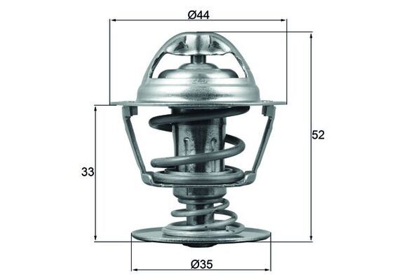 Thermostat, Kühlmittel