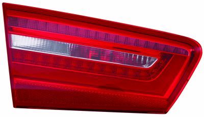 Lampe hinten L (Innenteil, H21W/LED, glasfarbe rot) passt zu: AUDI A6 C7 Sedan 4D 11.10-04.15