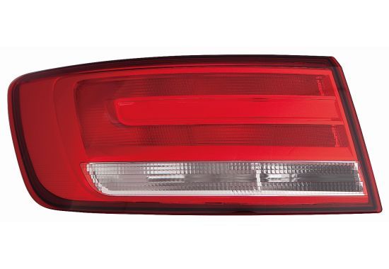 Lampe hinten L (äußerer Teil, P21W/W16W) passt zu: AUDI A4 B9 Sedan 05.15-05.19