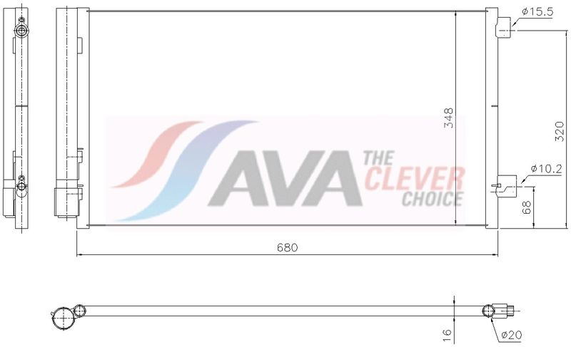 Kondensator, Klimaanlage