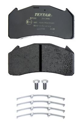 Bremsbelagsatz, Scheibenbremse