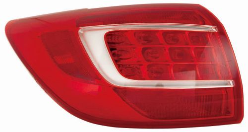 Lampe hinten R (äußerer Teil, P21/5W, blinkerfarbe weiß, glasfarbe rot) passt zu: KIA SPORTAGE III SL Off-Road 06.10-12.16
