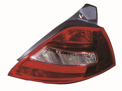 Lampe hinten L (blinkerfarbe weiß, glasfarbe rot) passt zu: RENAULT MEGANE II Hatchback 3/5D 01.06-12.09