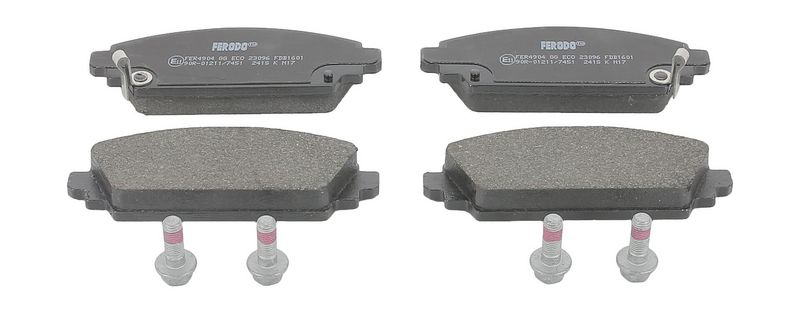 Bremsbelagsatz, Scheibenbremse