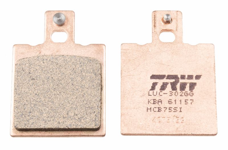 Bremsbelagsatz, Scheibenbremse