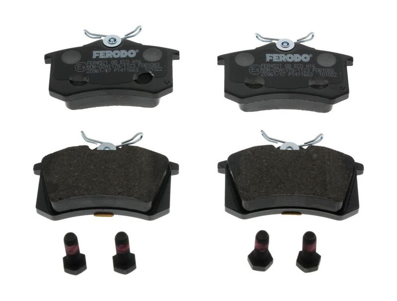 Bremsbelagsatz, Scheibenbremse