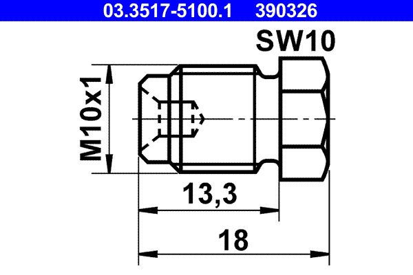 Adapter, Bremsleitung
