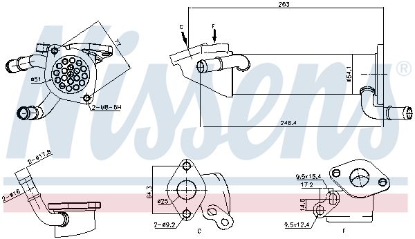 Kühler, Abgasrückführung