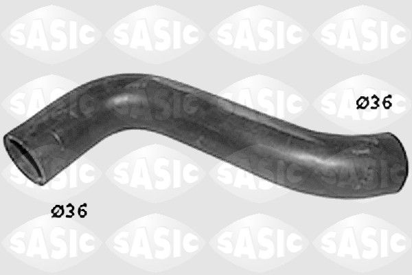 Kühlsystem Gummischlauch oben (36mm/36mm) passt zu: IVECO DAILY I, DAILY II 2.5D/2.8D 01.85-05.99