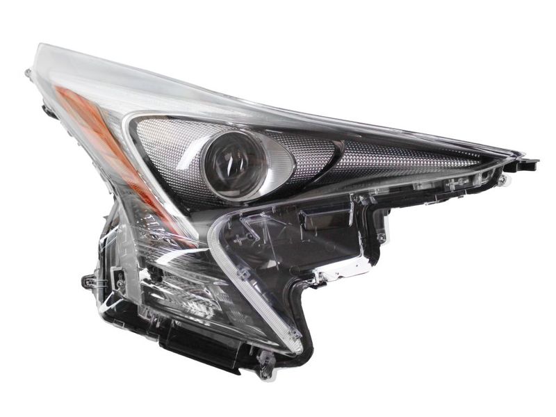 Scheinwerfer R (LED/WY21W, elektrisch, mit motor, einsatzfarbe: chrom, blinkerfarbe: durchsichtig) passt zu: TOYOTA PRIUS IV W5 02.16-12.18