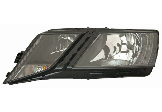 Scheinwerfer R (H7/H7/LED/PWY24W, elektrisch, ohne motor) passt zu: SKODA OCTAVIA III 06.16-11.19