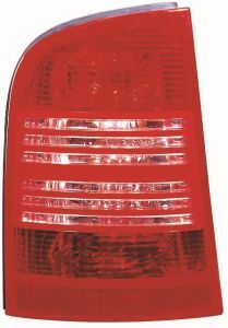 Lampe hinten L (blinkerfarbe weiß, glasfarbe rot) passt zu: SKODA OCTAVIA I Kombi 09.96-12.10