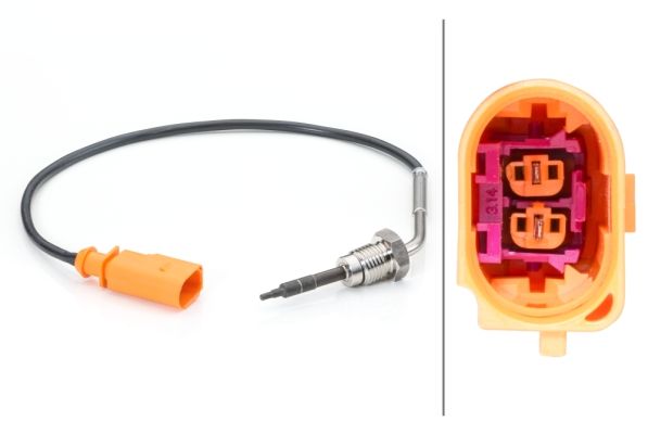 Abgastemperatursensor (agr-ventil am verteiler) passt zu: AUDI A4 ALLROAD B8, A4 B8, A5, A6 ALLROAD C6, A6 C6, Q5, Q7, VW TOUAREG 2.7D/3.0D 05.04-03.18