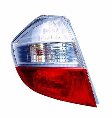 Lampe hinten L (LED/W21W/WY21W, blinkerfarbe weiß, glasfarbe rot) passt zu: HONDA JAZZ III 07.08-01.11
