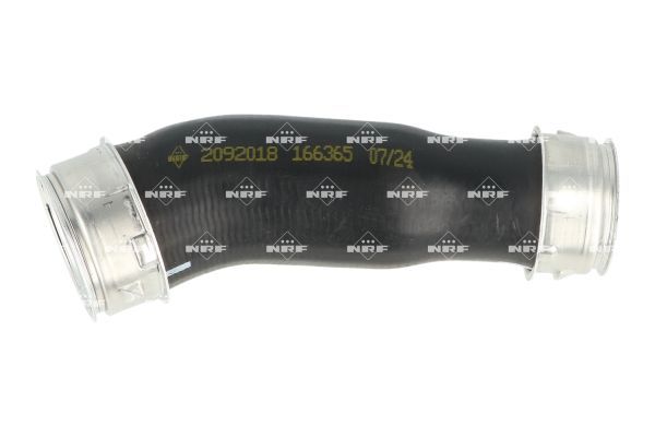 Luftkühlerschlauch R (ausgangsseite, durchmesser 35/37mm, länge 215mm, schwarz) passt zu: VW CALIFORNIA T5 CAMPER, MULTIVAN T5, TRANSPORTER T5 2.5D 04.03-11.09