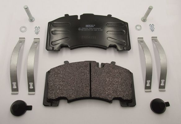 Bremsbelagsatz, Scheibenbremse