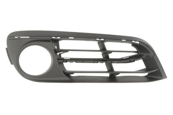 Stoßstangengitter vorne R (offen, mit Löchern für Halogenscheinwerfer, schwarz, MODERN) passt zu: BMW 5 F10, F11 06.13-02.17