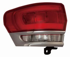 Lampe hinten L (äußerer Teil, LED/P27/7W/WY21W, blinkerfarbe weiß) passt zu: JEEP GRAND CHEROKEE IV WK2 01.13-10.16