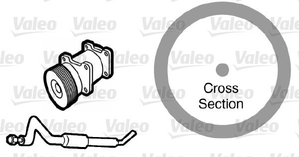 VALEO gaskets for air conditioning CHRYSLER / FORD / PORSCHE