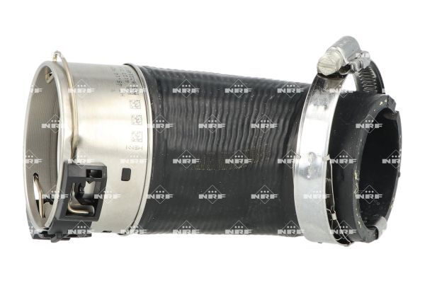 Luftkühlerschlauch L (oben, durchmesser 41/43mm, länge 150mm, schwarz) passt zu: VW CALIFORNIA T5 CAMPER, CALIFORNIA T6 CAMPER, MULTIVAN T5, MULTIVAN T6, TRANSPORTER T5 2.0D 09.09-12.19