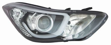 Scheinwerfer R (D5S/H7/LED/PY21W, elektrisch, ohne motor) passt zu: HYUNDAI ELANTRA IV 11.05-12.11