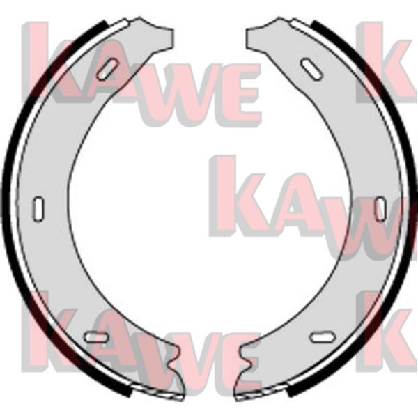 Bremsbackensatz, Feststellbremse