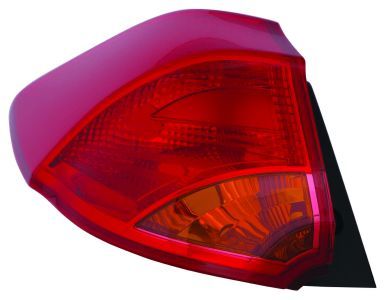 Lampe hinten L (P21/5W/P21W, blinkerfarbe orange) passt zu: KIA CEED I ED, CEED II JD Hatchback 3/5D 12.06-06.15