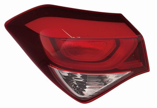 Lampe hinten L (äußerer Teil, P21/5W/P21W) passt zu: HYUNDAI i20 II GB Hatchback 5D 11.14-08.18