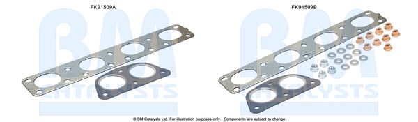 Montagesatz, Abgasanlage