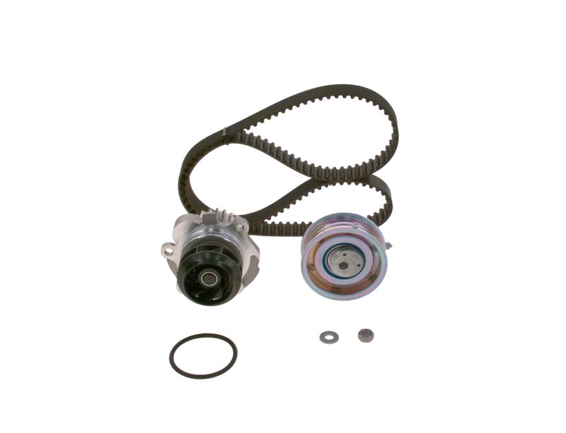 Ventilsteuerung Satz (Riemen + Rolle + Flüssigkeitspumpe) passt zu: AUDI A4 B6, A6 C4, SEAT ALHAMBRA, CORDOBA, IBIZA III, IBIZA IV, LEON, VW BORA, BORA I, CADDY III 2.0-2.5D 07.90-12.17