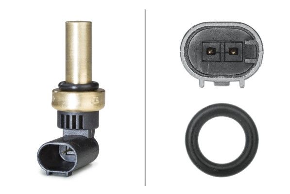 Kühlmitteltemperatur -Sensor (anzahl der Pins: 2, schwarz) passt zu: MERCEDES A (W168), A (W169), B SPORTS TOURER (W245), C (CL203), C T-MODEL (S202), C T-MODEL (S203), C T-MODEL (S204) 0.6-6.2 02.96-