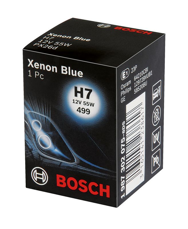 Glühbirne (Karton 1Stück) H7 12V 55W PX26D Xenon Blue