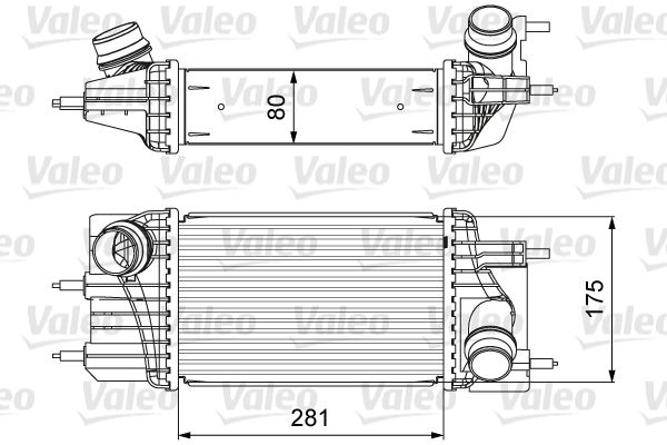 Ansaugluftkühler passt zu: NISSAN JUKE, NV200, NV200 / EVALIA, PULSAR 1.5D 02.10-