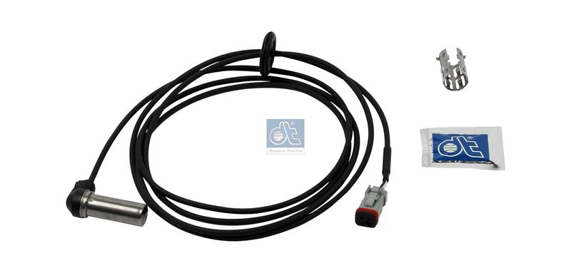 ABS-Sensor vorne L (eckig, 2500mm, 2pin) passt zu: RVI KERAX, PREMIUM, PREMIUM 2, VOLVO FL