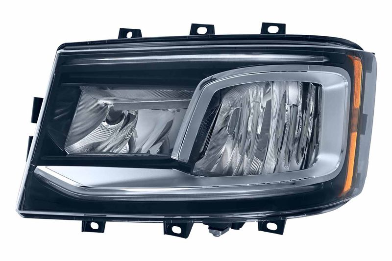 Scheinwerfer L (LED, elektrisch, mit motor, tageslichtfunktion, einsatzfarbe: chrom) passt zu: SCANIA R, S passt zu: SCANIA G II, L, P II, R II, S 09.16-