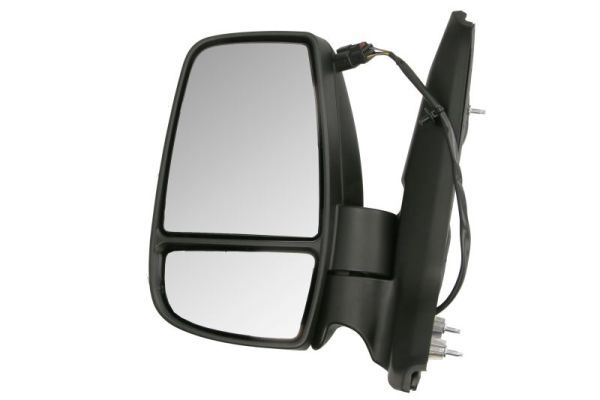 Außenspiegel L (elektrisch, gewölbt, beheizt, kurz, elektrisch klappbar, mit Blinker, glühbirne wy5w) passt zu: FORD TRANSIT / TOURNEO CUSTOM, TRANSIT VI V363, TRANSIT VI V363 FL 08.13-