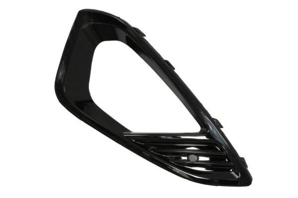 Stoßstangengitter vorne R (mit Löchern für Halogenscheinwerfer, kunststoff, glänzend/schwarz) passt zu: FORD FIESTA VII 05.17-11.21