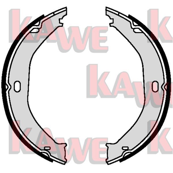 Bremsbackensatz, Feststellbremse