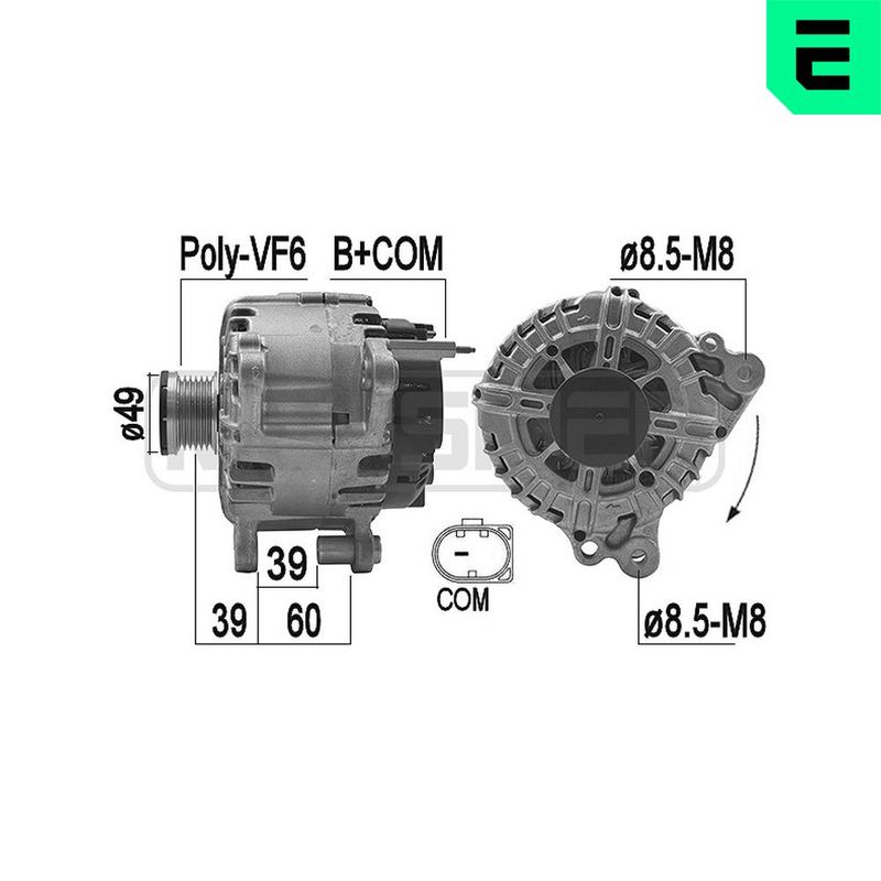 Scheinwerfer-Waschdüse L passt zu: MITSUBISHI OUTLANDER II 2.0D-3.0 11.06-11.12