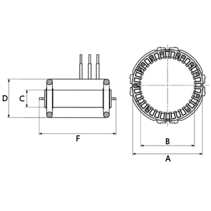 Lichtmaschinenstator